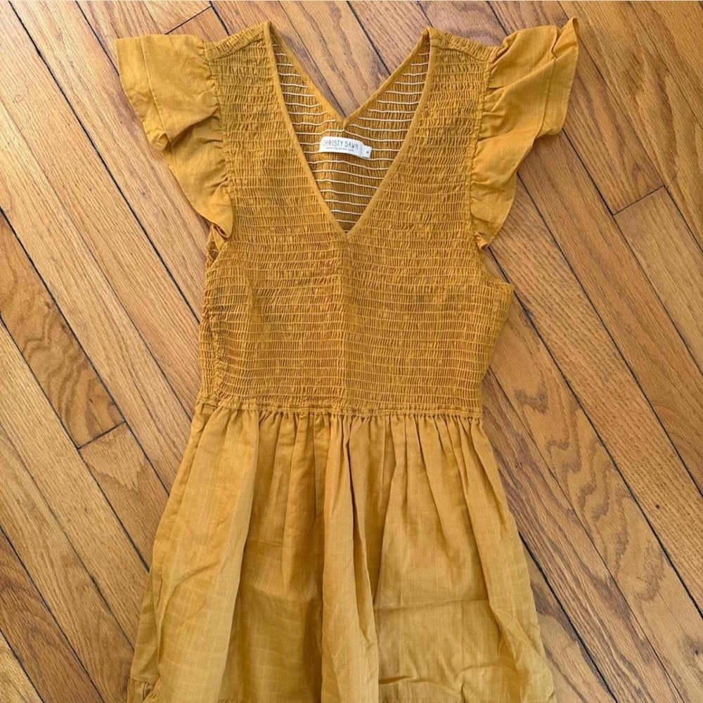 Christy Dawn golden yellow dress NWOT